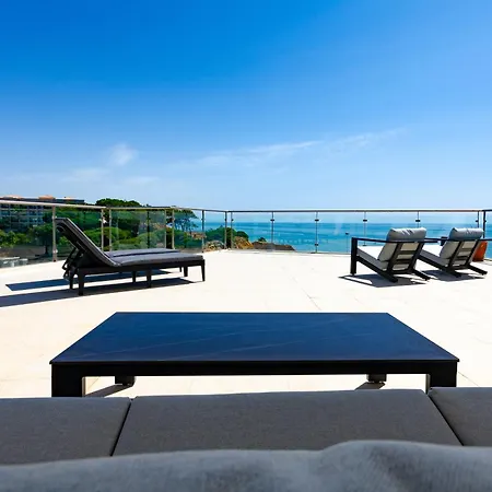 Penthouse Apartment, Superb Sea View 1 Bedroom, Verandas Do Mar At02 公寓 阿尔布费拉