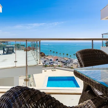 Penthouse Apartment, Superb Sea View 1 Bedroom, Verandas Do Mar At02 Apartament