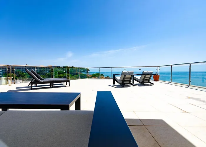 Penthouse Apartment, Superb Sea View 1 Bedroom, Verandas Do Mar At02 *