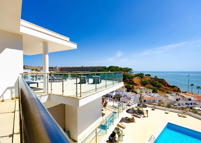 Penthouse Apartment, Superb Sea View 1 Bedroom, Verandas Do Mar At02 公寓 *